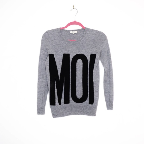 Madewell Sweaters - MADEWELL French Moi Wool Pullover Crew Sweater S